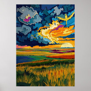 The Great Plains – Endless Horizon Poster
