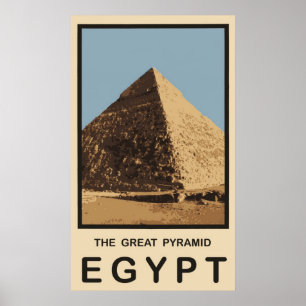 The Great Pyramid Egypt Poster