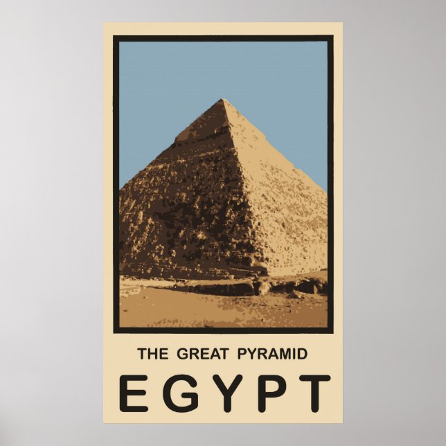 The Great Pyramid Egypt Poster (Front)