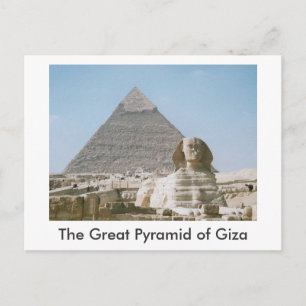 The Great Pyramid of Giza Postcard