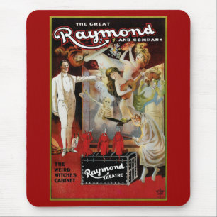 The Great Raymon ~ Weird Witches Cabinet Mouse Pad