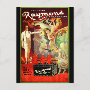The Great Raymond! Postcard