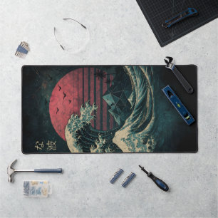 The Great Retro Wave Classic Desk Mat