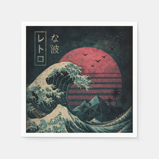 The Great Retro Wave Classic Napkin (Front)