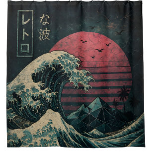 The Great Retro Wave Classic Shower Curtain