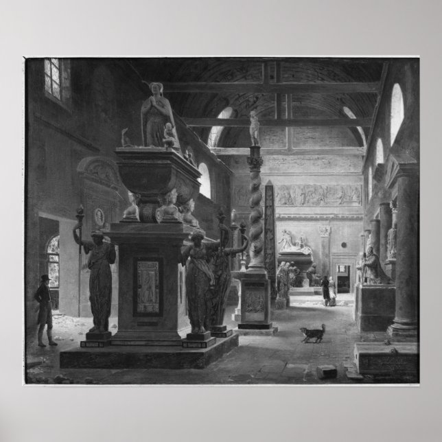 The great room of the Musee des Monuments Poster (Front)