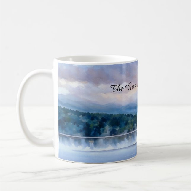 The Great Sacandaga - Batchlerville Bridge Coffee Mug (Left)