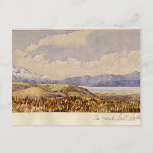 The Great Salt Lake, Utah Postcard