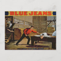 'The Great Saw Mill Scene', Poster for 'Blue Jeans