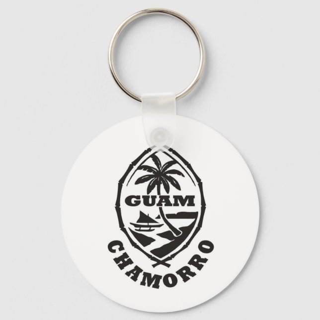 The great seal of Guam Key Ring (Front)
