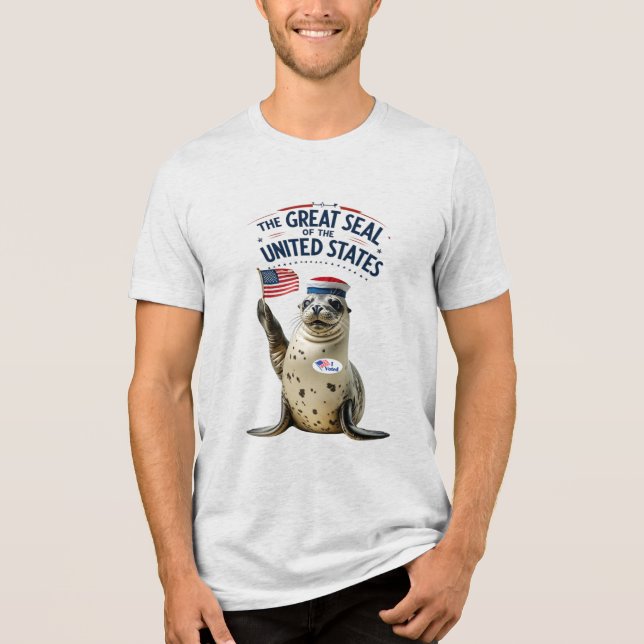 The Great Seal of the United States Tri-Blend Shirt (Front)
