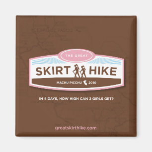 The Great Skirt Hike Magnet
