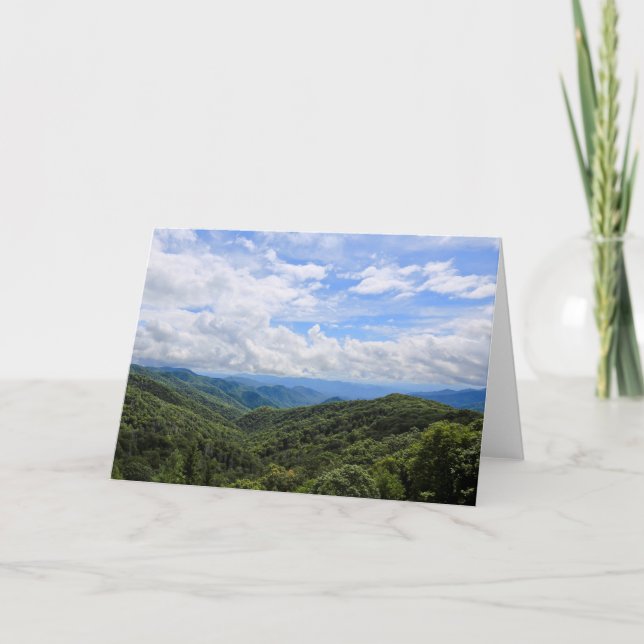The Great Smoky Mountains Blank Greeting Cards (Front)