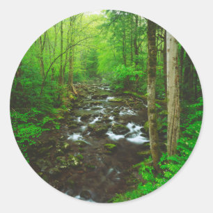 The Great Smoky Mountains Classic Round Sticker