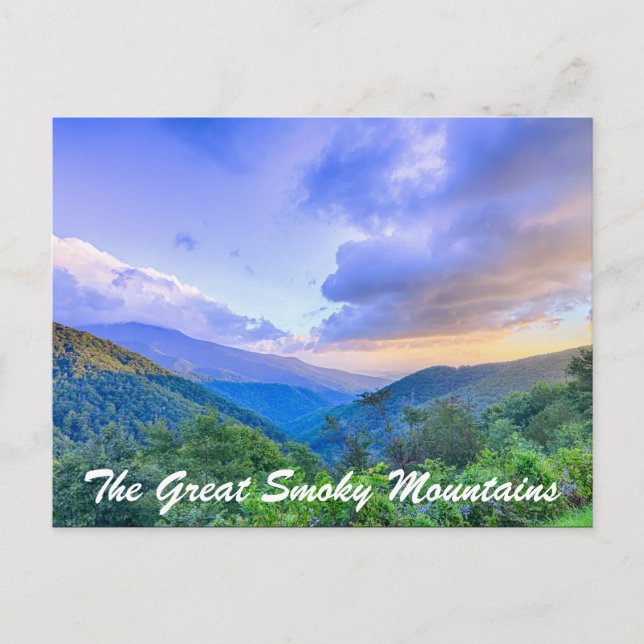 The Great Smoky Mountains Postcard (Front)