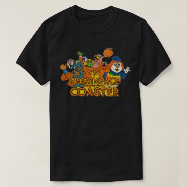 The Great Space Coaster T-Shirt (Design Front)