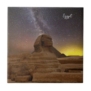 The Great Sphinx Of Giza Ceramic Tile