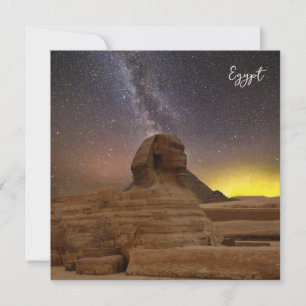 The Great Sphinx Of Giza Holiday Card