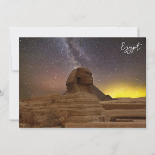The Great Sphinx Of Giza Invitation