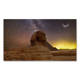 The Great Sphinx Of Giza Magnetic Business Card