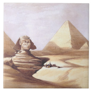 The Great Sphinx, Pyramids of Giza Ceramic Tile