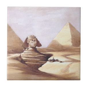 The Great Sphinx, Pyramids of Giza Ceramic Tile