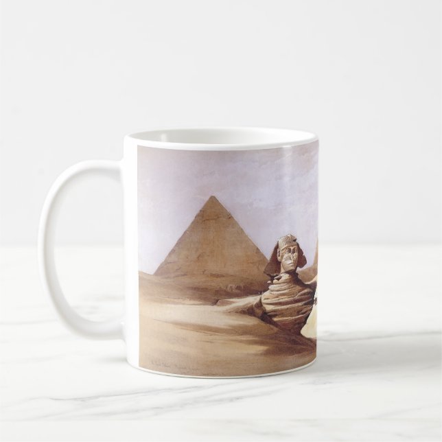 The Great Sphinx, Pyramids of Giza Coffee Mug (Left)