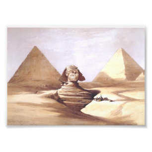 The Great Sphinx, Pyramids of Giza Photo Print