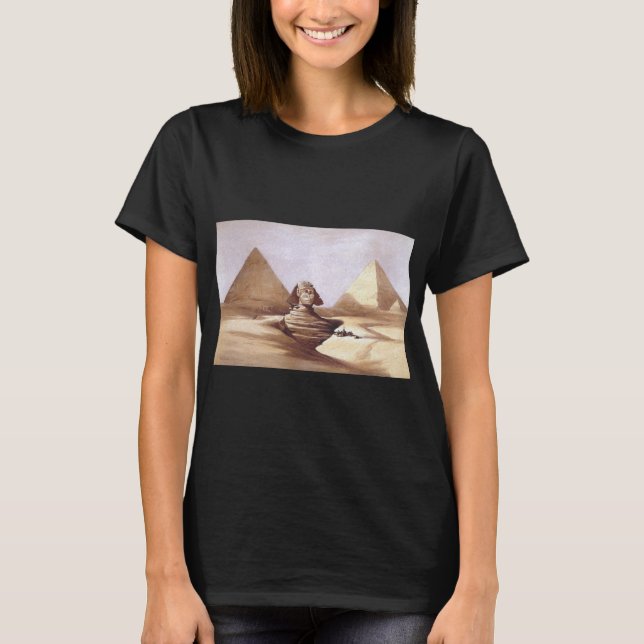 The Great Sphinx, Pyramids of Giza T-Shirt (Front)