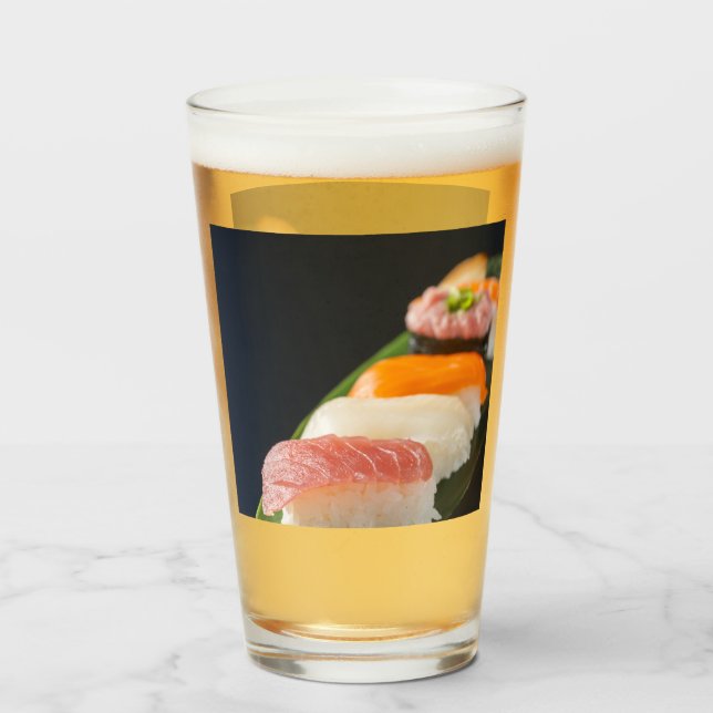 The Great Sushi March – A Parade of Flavors in Eve Glass (Front Filled)