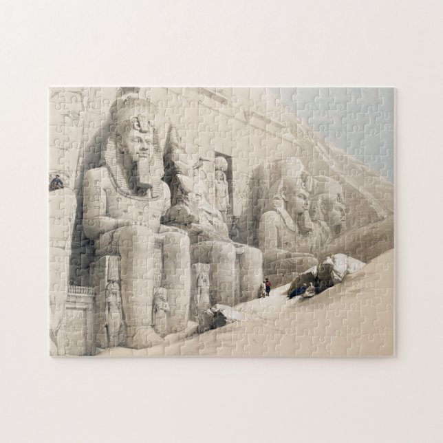 The Great Temple of Aboo Simbel by David Roberts Jigsaw Puzzle (Horizontal)