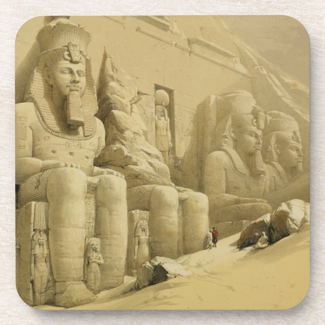 The Great Temple of Abu Simbel, Nubia, from "Egypt Coaster (Front)