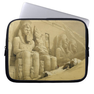 The Great Temple of Abu Simbel, Nubia, from "Egypt Laptop Sleeve