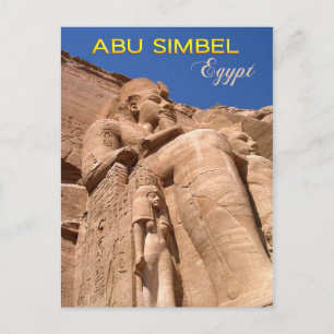 The Great Temple of Ramesses II at Abu Simbel Postcard