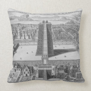The Great Temple of Vitsliputsli in Mexico City, i Cushion