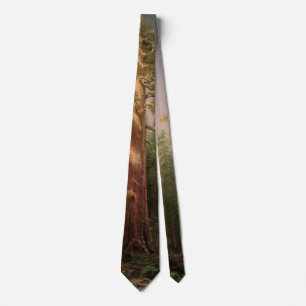 The Great Trees, Mariposa Grove, CA by Bierstadt Tie