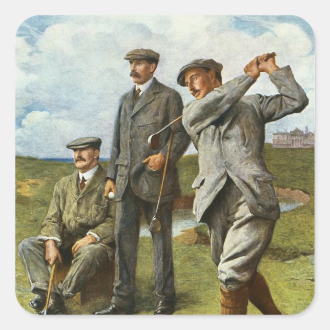 The Great Triumvirate Square Sticker (Front)