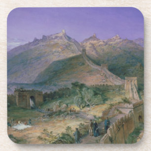 The Great Wall of China, 1886 (w/c) Coaster
