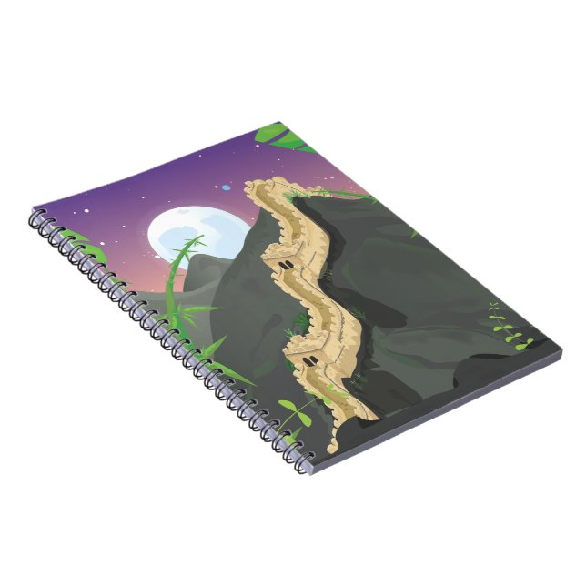 The Great Wall of China cartoon Notebook (Right Side)