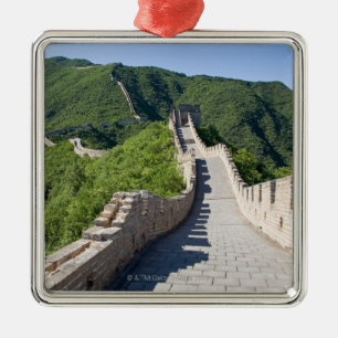 The Great Wall of China in Beijing, China Metal Ornament