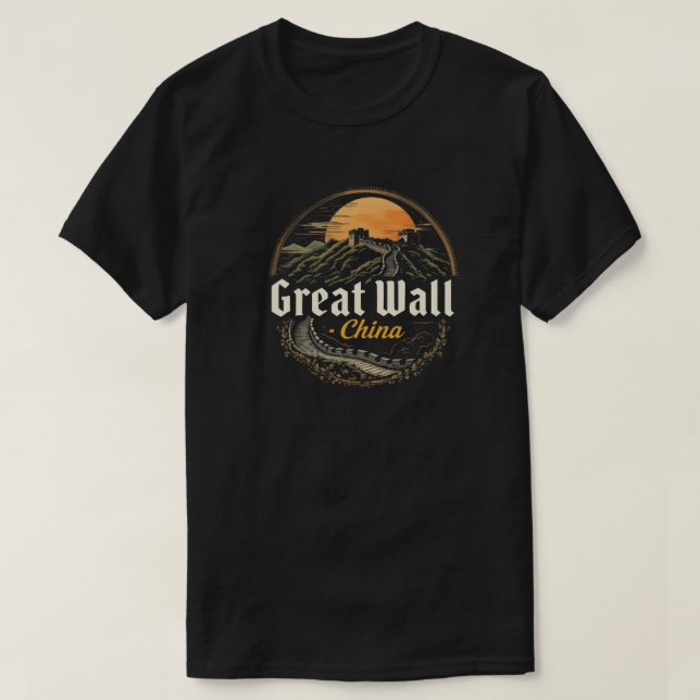 The Great Wall of China  T-Shirt (Design Front)