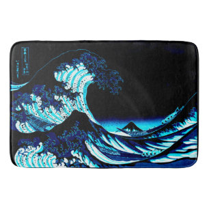 The Great Wave Bath Mat