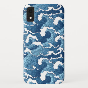 The Great Wave Blue Pattern iPhone XR Case