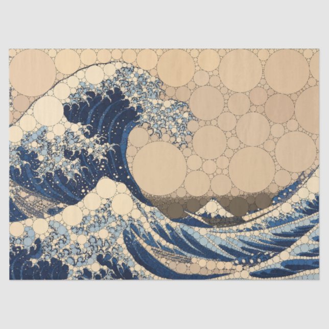 The Great Wave by After Katsushika Hokusai Tissue Paper (Front)