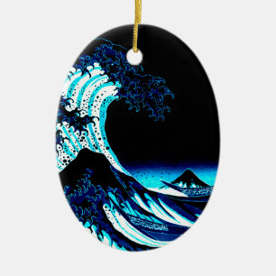 The Great Wave Ceramic Ornament
