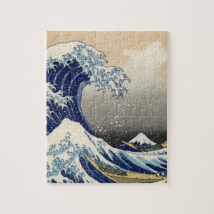 "The Great Wave" copy of Hokusai's original c.1930 Jigsaw Puzzle
