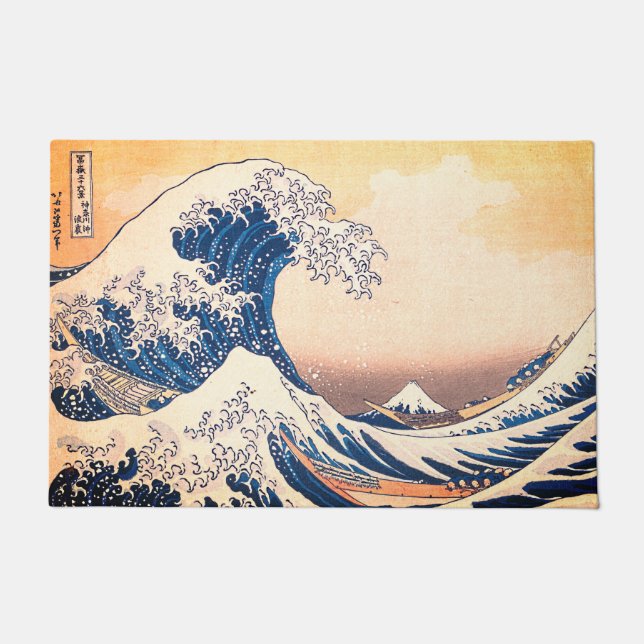 The Great Wave Doormat (Front)