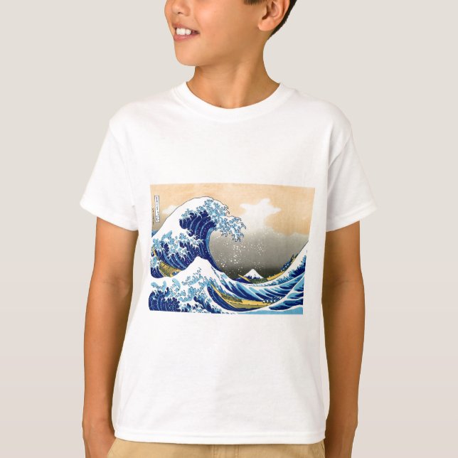 The Great Wave - Hokusai T-Shirt (Front)