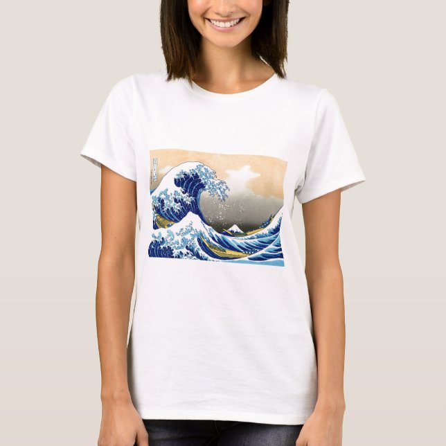 The Great Wave - Hokusai T-Shirt (Front)