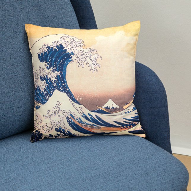 The Great Wave  - Japanese  art Cushion (Creator Uploaded)
